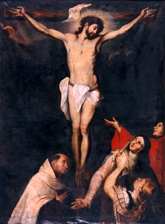 Calvario con carmelita by Fray Juan del Santísimo Sacramento