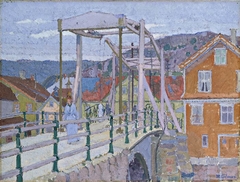 Canal Bridge, Flekkefjord by Harold Gilman