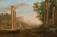 Capriccio with Ruins of the Roman Forum by Claude Lorrain