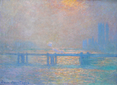 Charing Cross Bridge, The Thames by Claude Monet