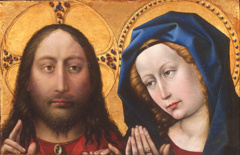 Christ and the Virgin by Robert Campin