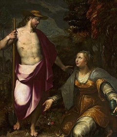 Christ as a gardener and Mary Magdalene by Wenceslas Cobergher