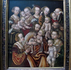 Christ Blessing Children by master HB of the Griffon's Head