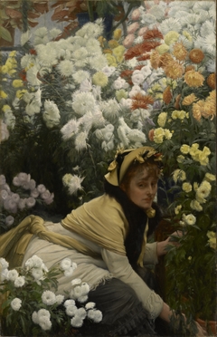 Chrysanthemums by James Tissot