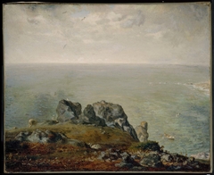 Cliffs at Gruchy by Jean-François Millet