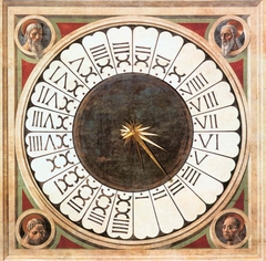 Clock at Florence Cathedral by Paolo Uccello