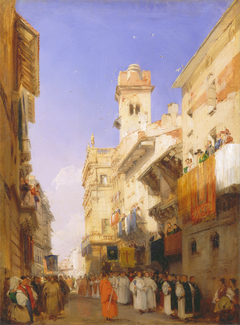 Corso Sant'Anastasia, Verona by Richard Parkes Bonington