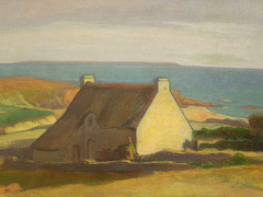 Cottage at Le Pouldu by Władysław Ślewiński