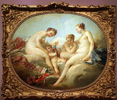 Cupidon et les trois Grâces by François Boucher