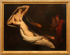 Dante and Virgil Encountering the Shades of Francesca da Rimini and Paolo Malatesta in the Underworld by Ary Scheffer