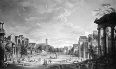 Das Forum Romanum by Giovanni Paolo Panini