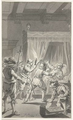 De arrestatie van Paulus Buis, pensionaris van Utrecht, 19 juli 1586 by Jacobus Buys