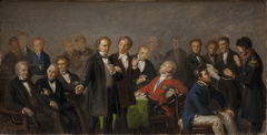 Den grundlovgivende forsamling by Constantin Hansen