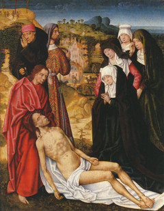 Déploration du Christ by Master of the Embroidered Foliage