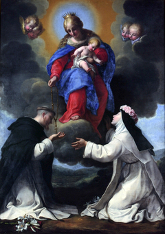 Donation of the rosary by Onorio Marinari