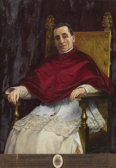 El papa Benedicto XV by Antonio Fabrés