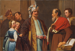 Elisha Refusing Naaman’s Gifts by Lambert Jacobsz