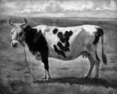 En ko i et landskab by Agnes Cathinka Wilhelmine Lunn