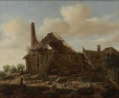 Farmhouse in ruins by Emanuel Murant