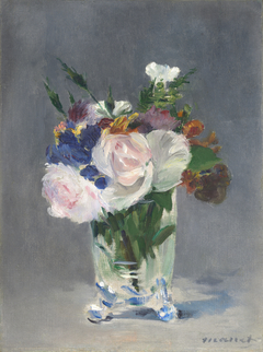 Flowers in a Crystal Vase by Edouard Manet