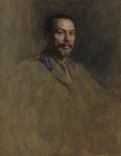 General Louis Botha, 1863 - 1919. Soldier and statesman. (Study for portrait in Statesmen of the Great War, National Portrait Gallery, London) by James Guthrie