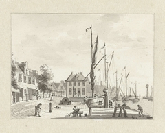 Gezicht te De Lemmer (?) by Jan Bulthuis