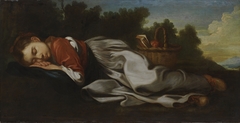 Girl Asleep by Anonymous