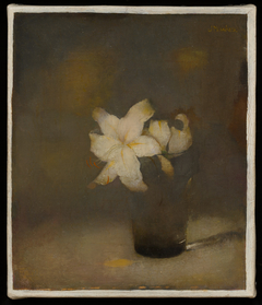 Glass with lily by Jan Mankes