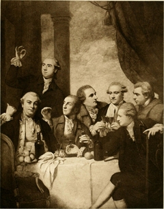 Group Portrait of the Dilettante Society by Joshua Reynolds