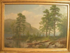 Harbor Island, Lake George, N.Y. by Asher Brown Durand