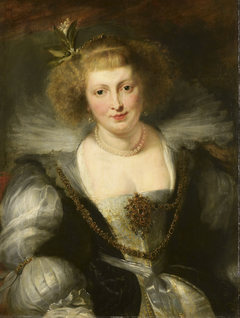 Helena Fourment (1614-73). The artist's second wife by Anonymous