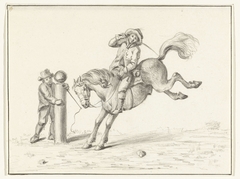 Het temmen van een paard by Jean Bernard