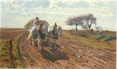 Homecoming from Hay making by Friedrich Eckenfelder