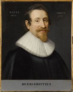 Hugo Grotius by the workshop of Michiel van Mierevelt