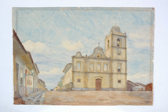 Igreja do Largo Santa Ifigênia, 1864 by José Wasth Rodrigues