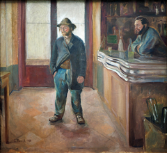 In the Tavern by Edvard Munch