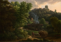 Italian Landscape by François-Xavier Fabre