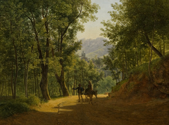 Italienische Landschaft by Josef Rebell