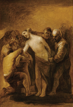 Jesus is stripped of His garments by Domingos Sequeira