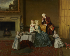 John, Fourteenth Lord Willoughby de Broke, and his Family by Johann Zoffany