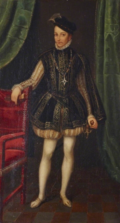 King Charles IX of France (1550-1574) by after François Clouet