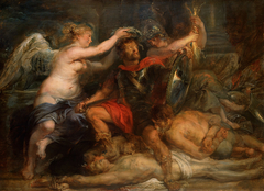 Krönung des Siegers by Peter Paul Rubens