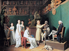 L’atelier de Houdon by Louis-Léopold Boilly