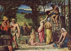 L'Automne - Les vendanges by Pierre Puvis de Chavannes