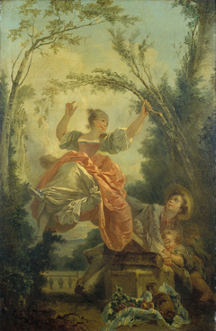 La bascule by Jean-Honoré Fragonard