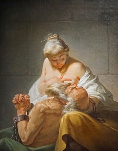 La Charité romaine by Jean-Jacques Bachelier