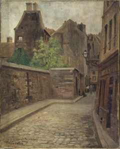 La rue Saint-Julien-le-Pauvre by Fernand Maillaud