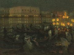 La Sérénade, Venise by Henri Le Sidaner