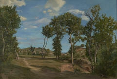 Landscape by the Lez River by Frédéric Bazille