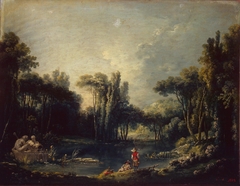 Landscape with a Pond by François Boucher